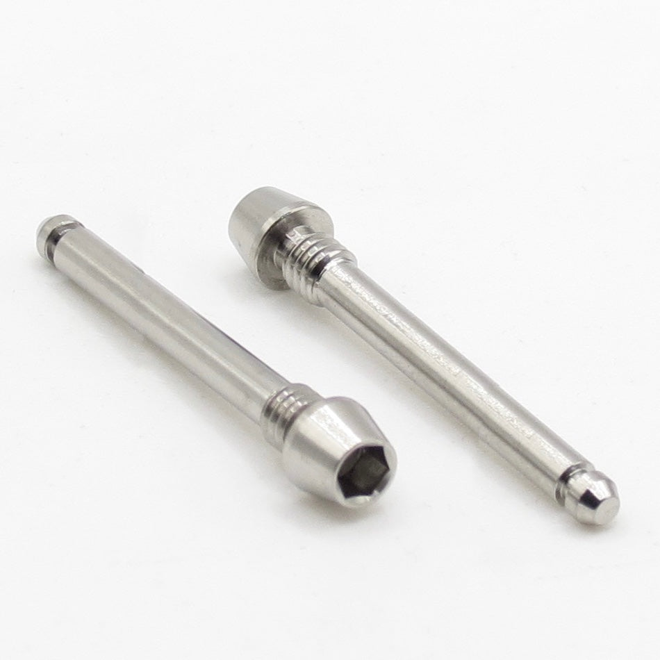 SRAM Maven Ultimate, Silver & Bronze Compatible Titanium Brake Pad Retaining Pin – Easybikeparts Pack of 2