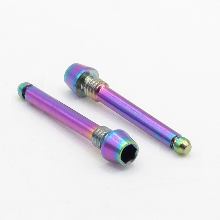 SRAM Maven Ultimate, Silver & Bronze Compatible Titanium Brake Pad Retaining Pin – Easybikeparts Pack of 2