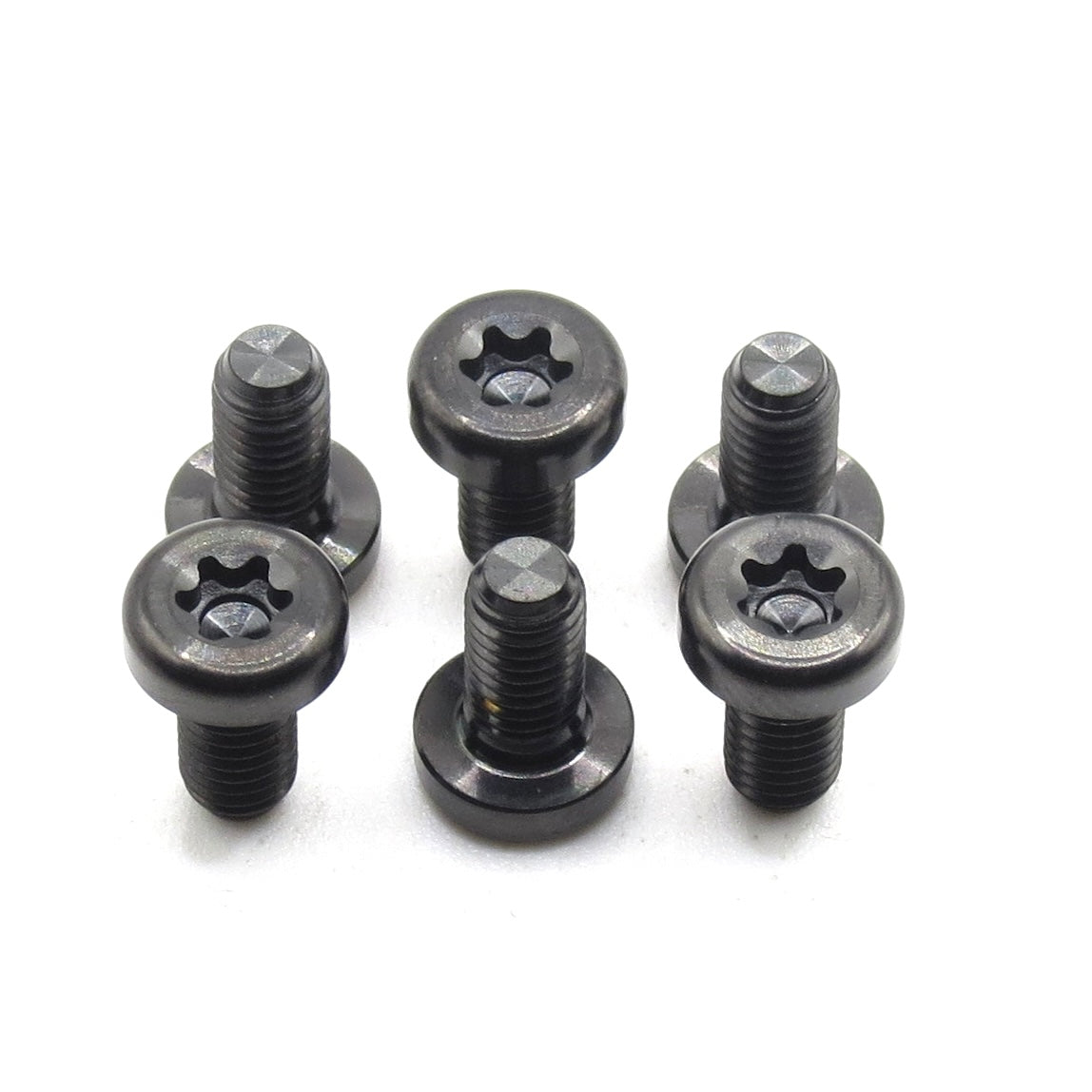 Easybikeparts Titanium Disc Rotor Bolts M5x10mm T25 – Pack of 6