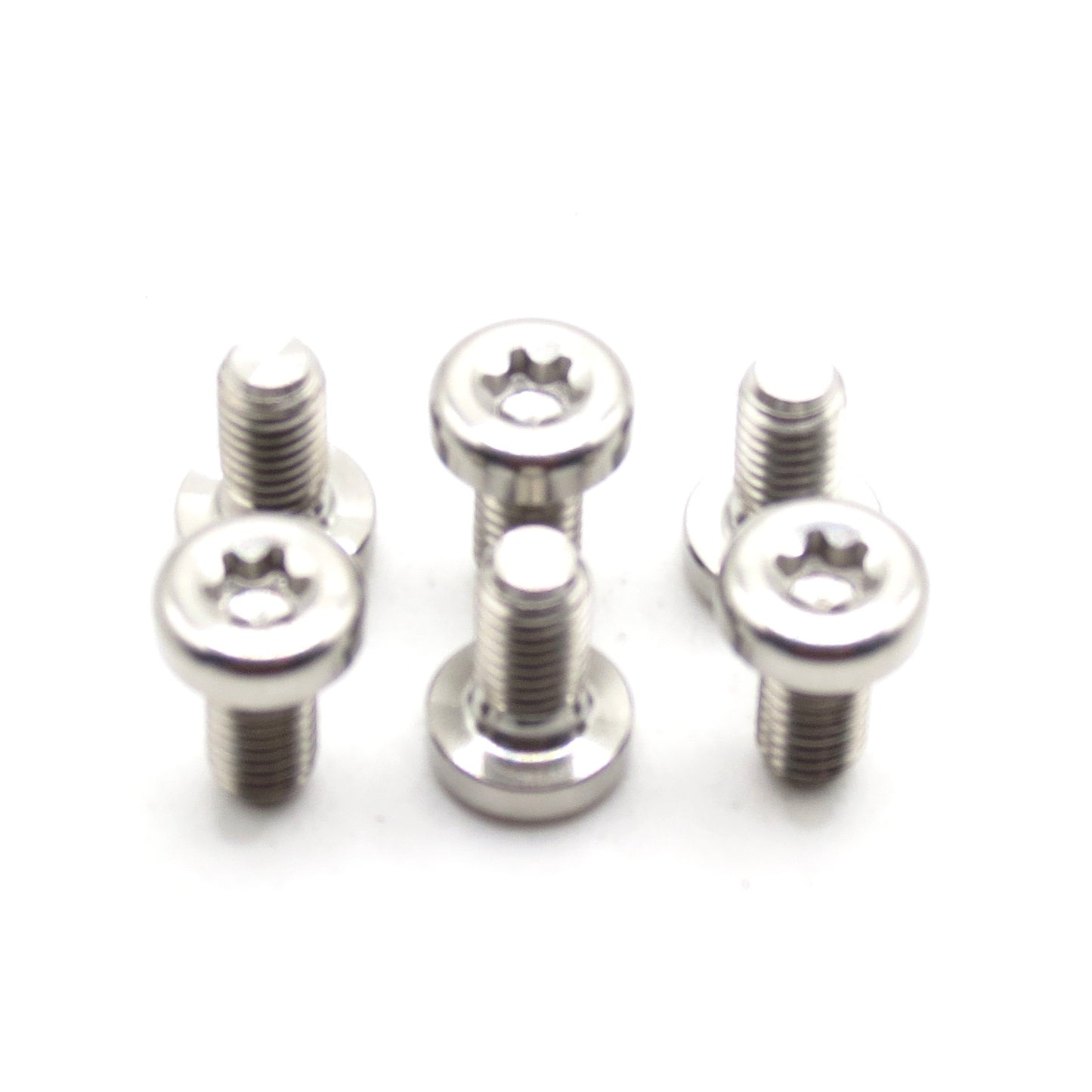 Easybikeparts Titanium Disc Rotor Bolts M5x10mm T25 – Pack of 6